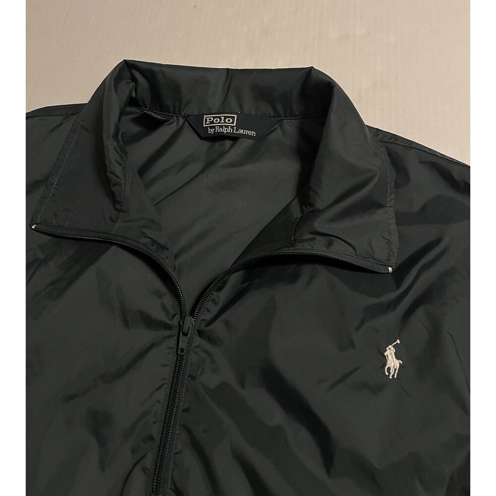 Polo Ralph Lauren 1/4 Zip Pullover Windbreaker Jacket 2XL Dark Green Preppy Pony